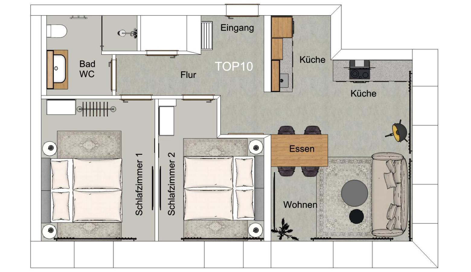 Waterfront - Urbane Eleganz Am Bachufer Apartment Villach Exterior foto